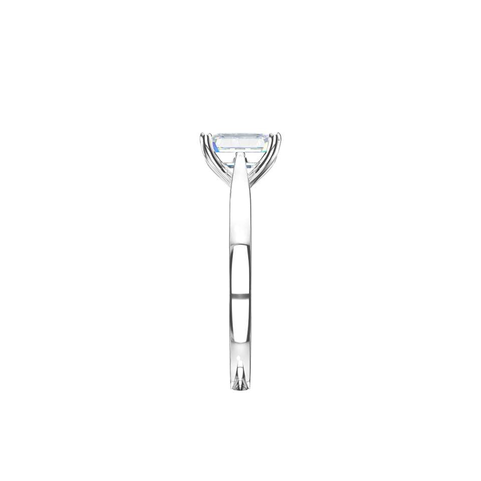 Legacy Emerald Cut Diamond Engagement Ring