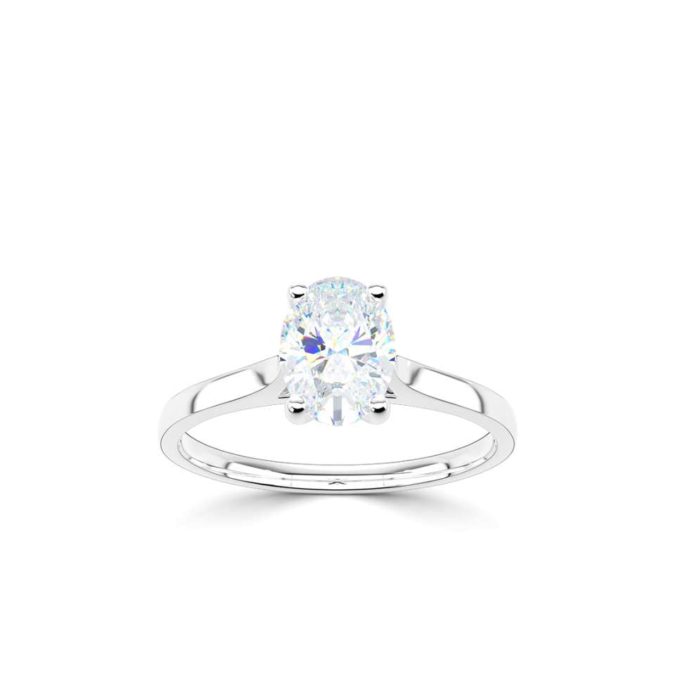 Legacy Oval Diamond Engagement Ring