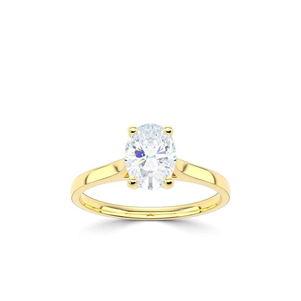 Legacy Oval Diamond Engagement Ring