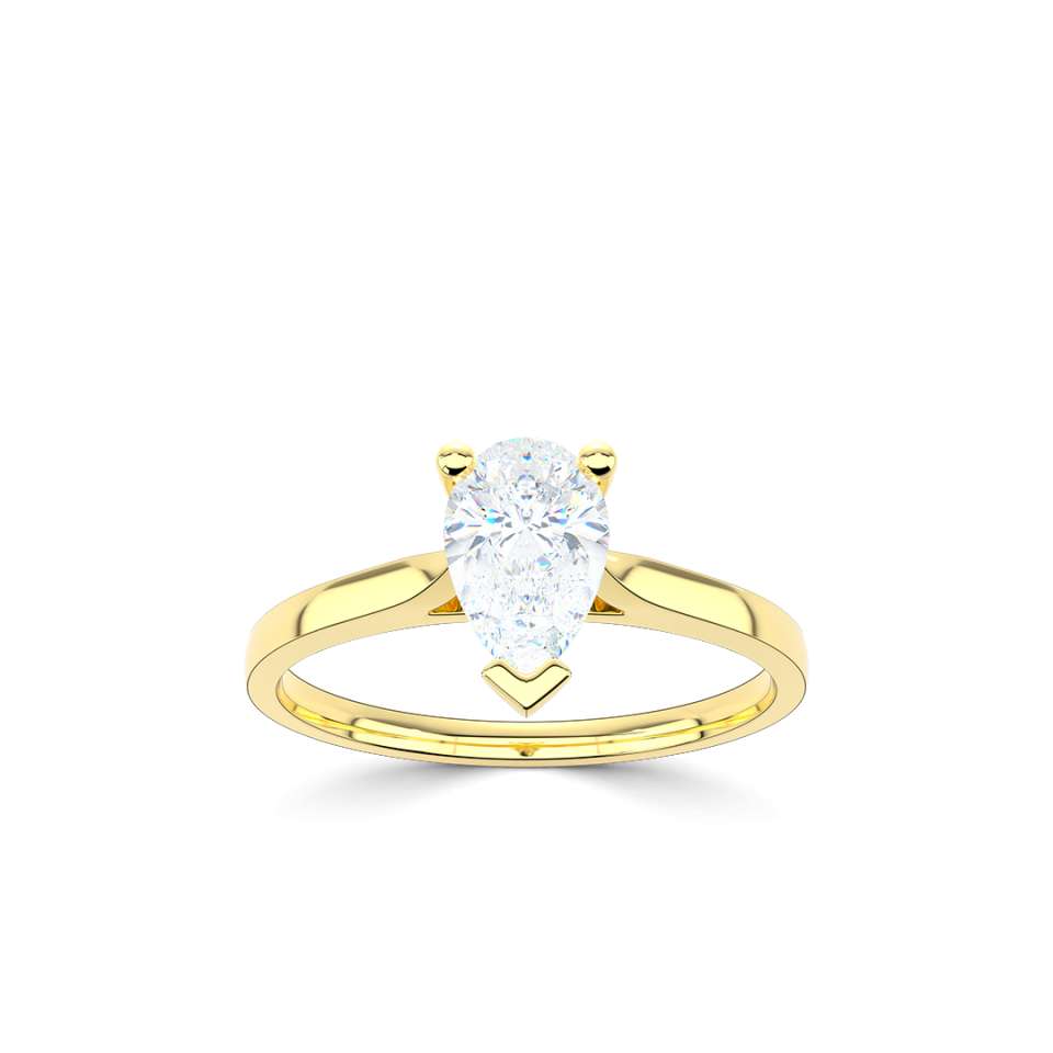 Legacy Pear Shape Diamond Engagement Ring