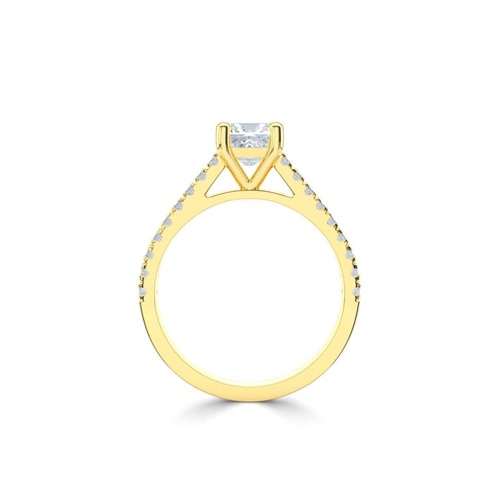 Aurora Princess Cut Diamond Engagement Ring
