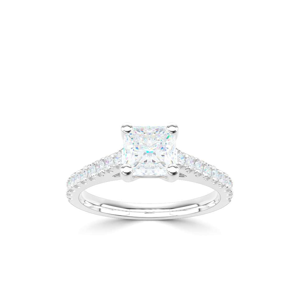Aurora Princess Cut Diamond Engagement Ring