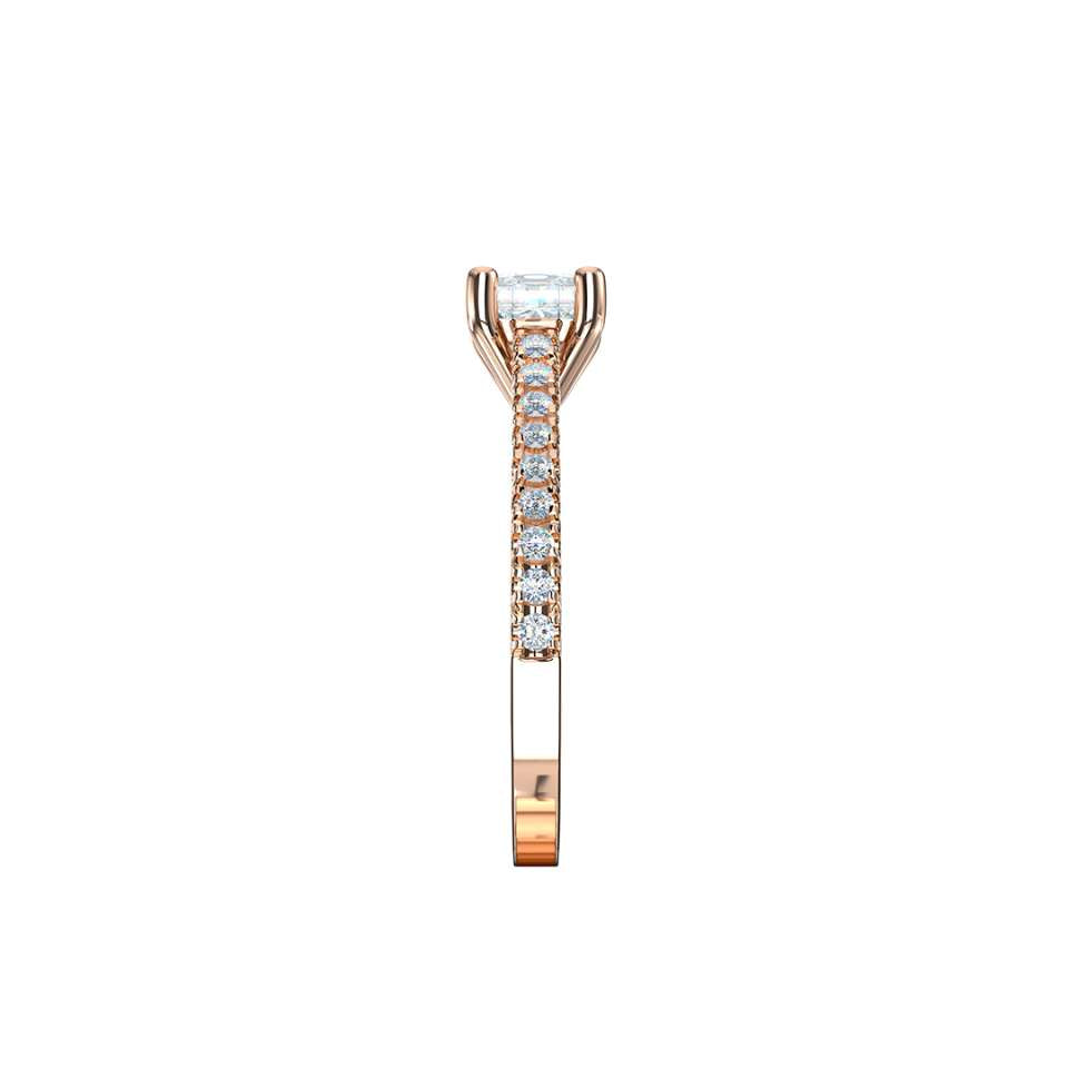 Aurora Princess Cut Diamond Engagement Ring