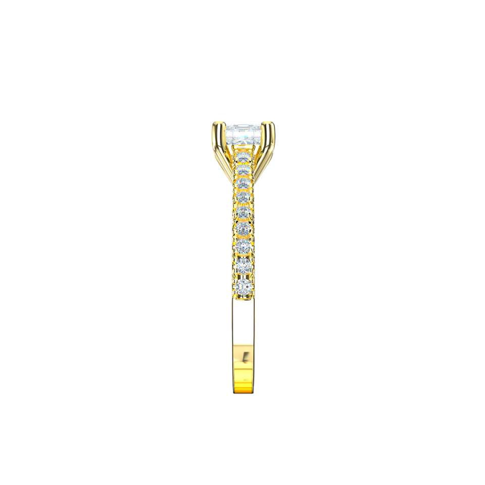 Aurora Princess Cut Diamond Engagement Ring