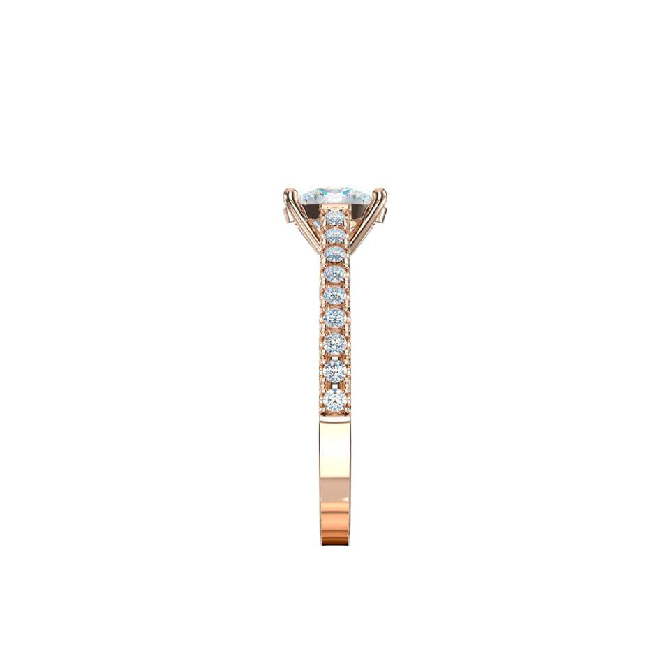 Aurora Oval Diamond Engagement Ring
