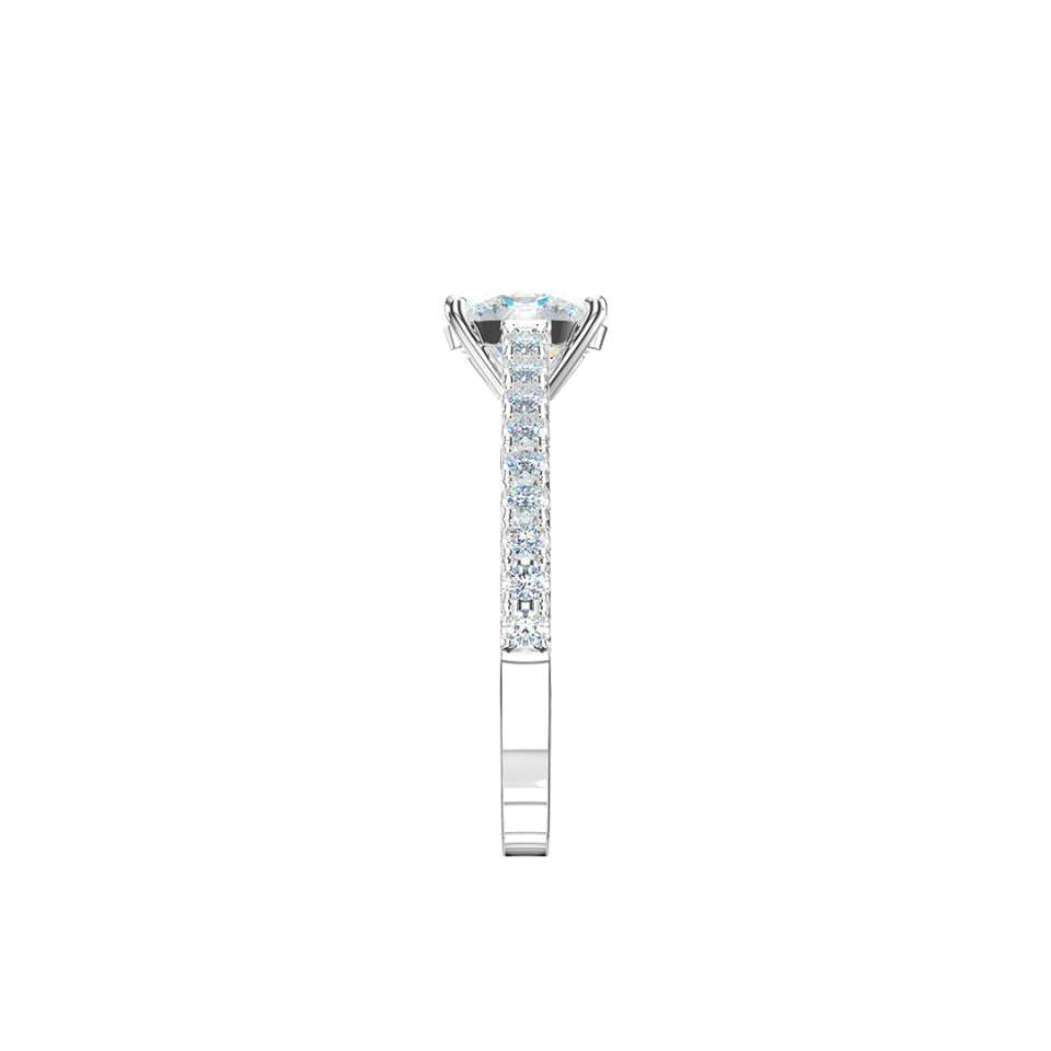 Aurora Oval Diamond Engagement Ring
