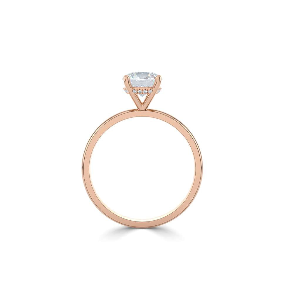 True Round Brilliant Diamond Engagement Ring