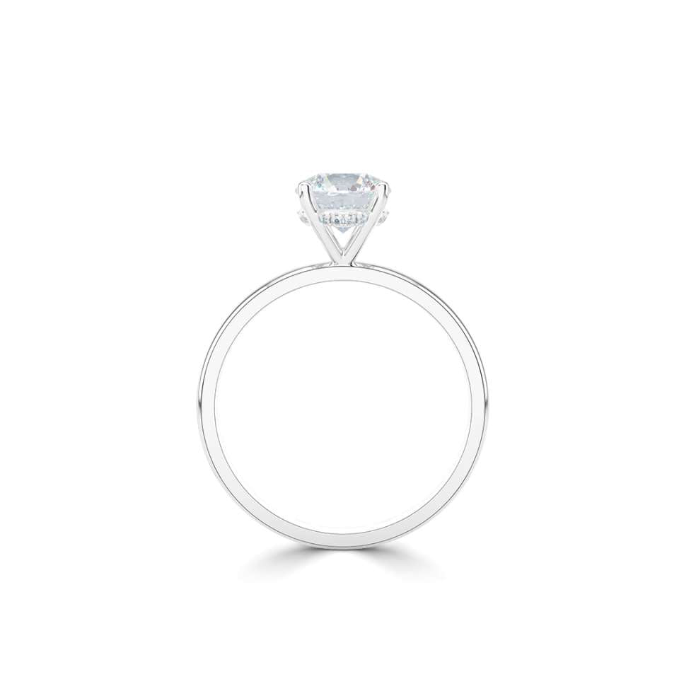 True Round Brilliant Diamond Engagement Ring