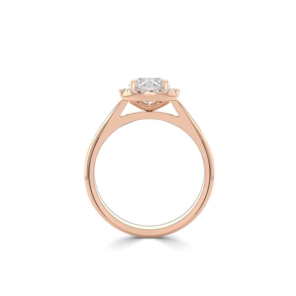 Luminara Round Brilliant Diamond Engagement Ring