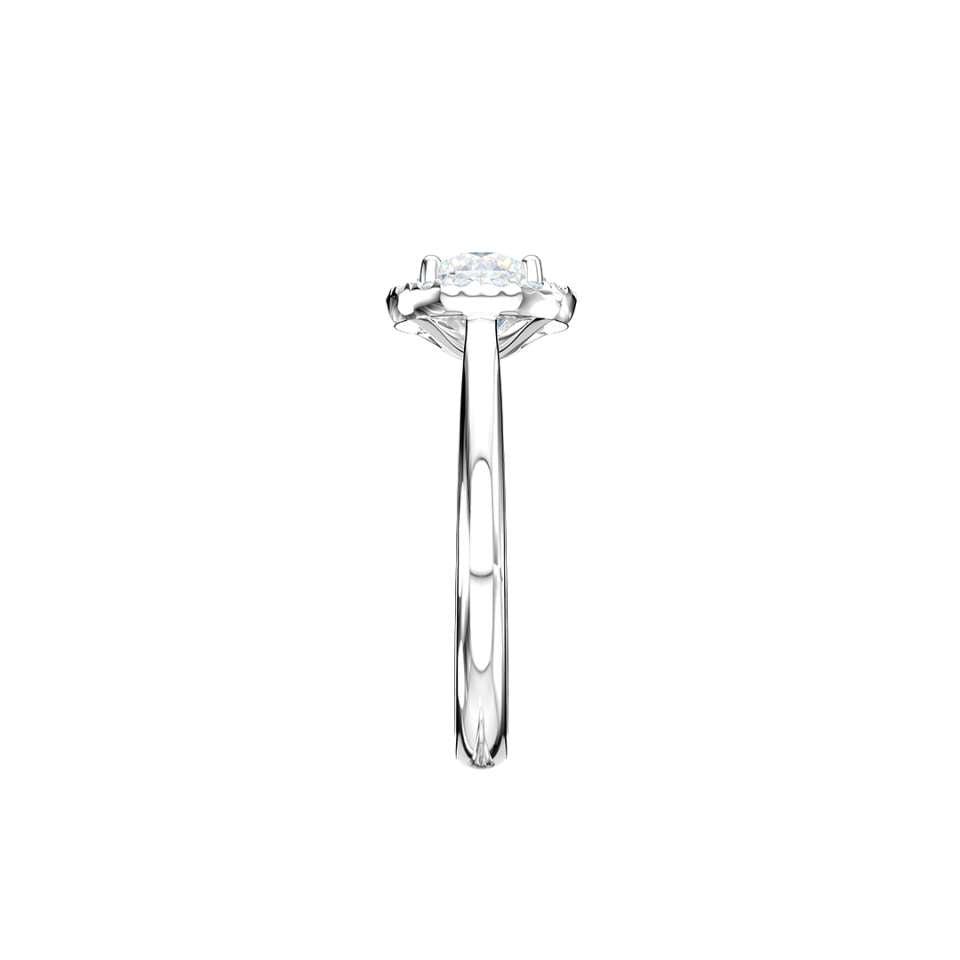 Luminara Round Brilliant Diamond Engagement Ring