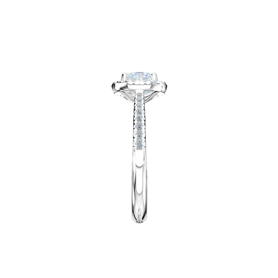 Luminara Round Brilliant Diamond Engagement Ring