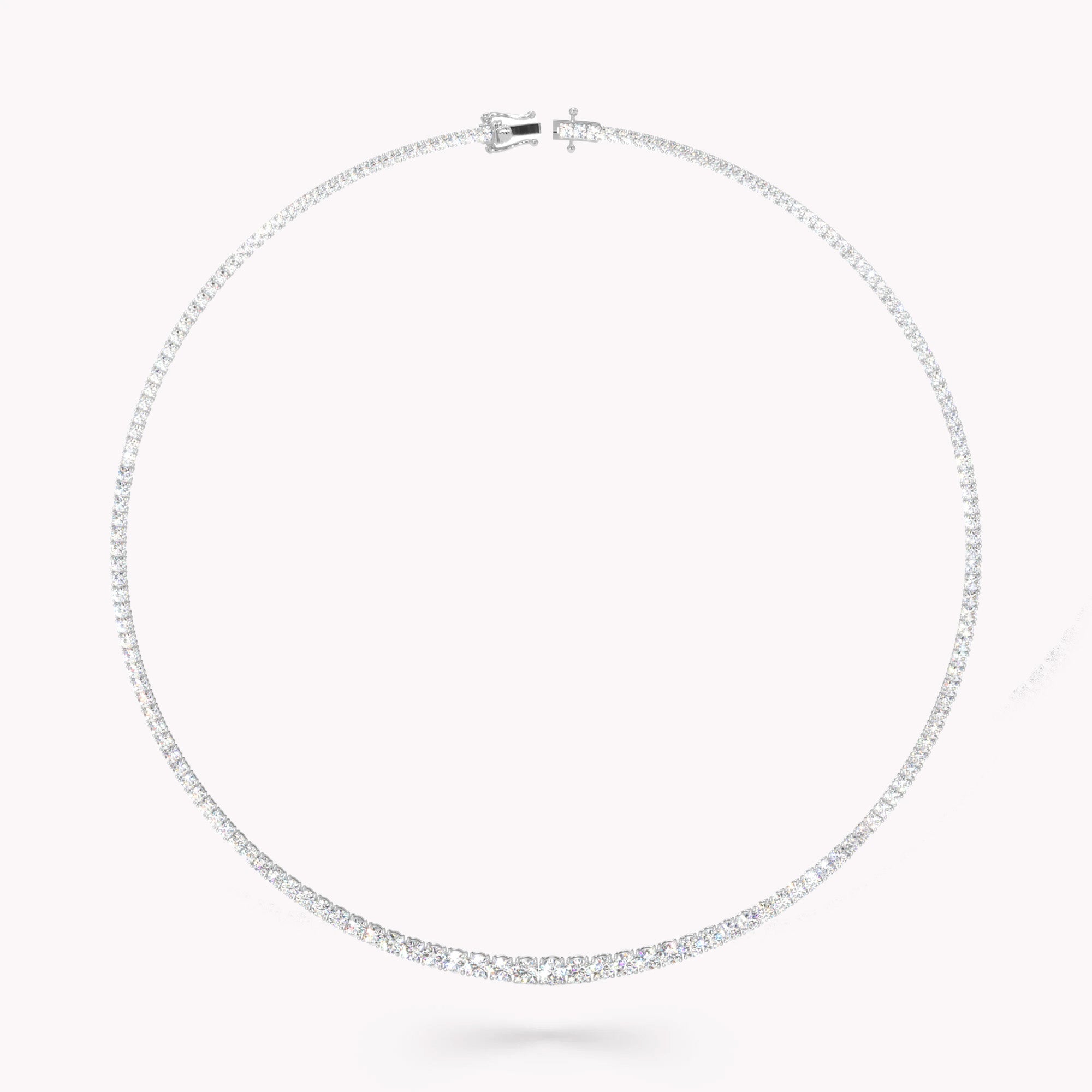 Round Diamond Necklace